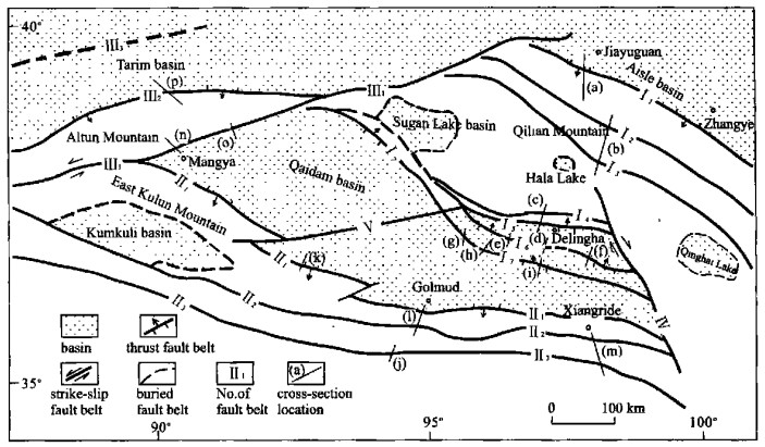 qilian mountains map